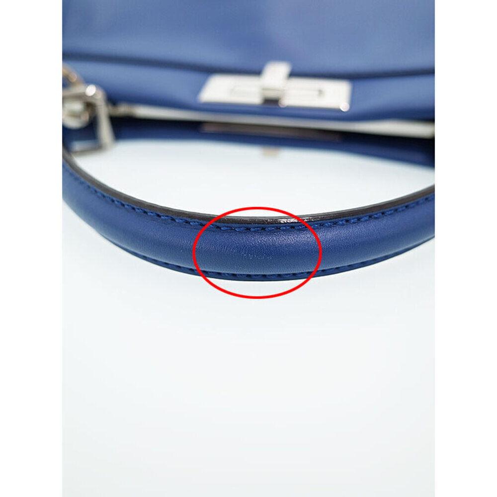 Fendi Peekaboo handbag ISeeU Leather 2way Shoulder Bag - Picture 8 of 9
